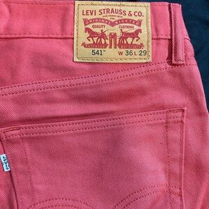 Levi's 541 orange/pink ***CUSTOM TAPERED*** Jeans
